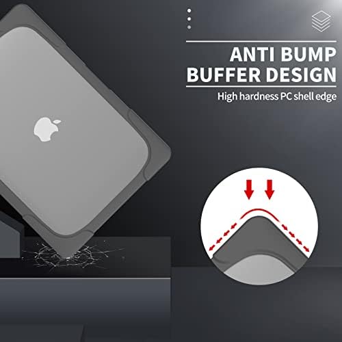 Batianda Heavy Duty Case for MacBook Air 13 Inch 2018-2020, Grey - Image 5