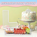 13.8" Extra Large Acrylic Letter Charcuterie Board Box, Reusable Fillable Letter Cake Candy Dish Display Serving Tray for Birthday Anniversary Party Decoration (L) - Image 5