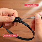Nuanchu 100 Pcs 36 Inch Black Zip Ties Heavy Duty Cable Ties - Image 6