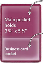 StoreSMART® - Maroon-Back Auto Insurance & ID Card Holders - 50 Pack - RFS20-MM50 - Image 2