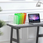 Kuntine.B 7-SectionUpright Desk File Organizer White 2 Pack - Image 4