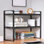 SIDIANBAN Desktop Organizer Shelf, 2 Tier Office Storage Rack - Image 3