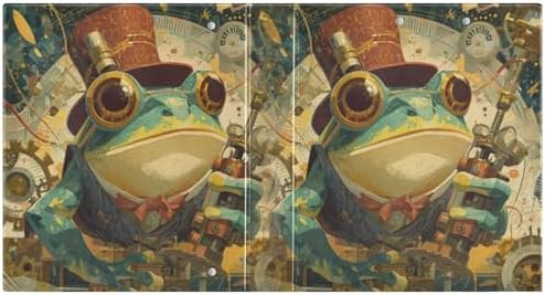 Frog 3 Ring Binders 1.5 Inch Clear View Three Ring Binders Versatile Binder for Work School Office Supply 1 Pack - Image 2