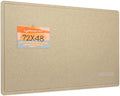 Felt Bulletin Board 72x48 inches, Decorative Pin Board for Home & Office by Lightomorrow