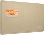 Felt Bulletin Board 72x48 inches, Decorative Pin Board for Home & Office by Lightomorrow