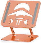 Z-Shaped Laptop Stand for Desk Fits 10"-16" Notebook, Orange by ToBeoneer