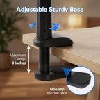 MAGIPEA Gooseneck Tablet Holder for Bed, 34in Reinforced Flexible Arm Tablet Stand with 360° Rotation, Hands-Free Clamp Mount for 4.7–13" iPad, Kindle, Galaxy Tab, Switch - Image 4