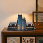 Vintage Wooden Bookends with Drawers – Decorative False Book Shelf Organizer for Home, Office, or Library (311) - Image 5