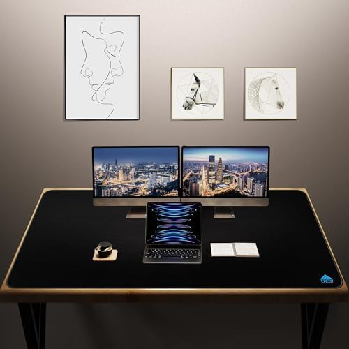 Cacoy 59"x27.5" Large Gaming Mouse Pad, Professional Desk Mouse Mat, Black - Image 6