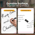 Dry Erase Board for Wall, 24" x 18" Double-Sided Hanging Magnetic Whiteboard with 6 Markers, 6 Magnets and 3 Mini Sticky Notes, Large White Board for School, Home, Office, Pink Frame - Image 6