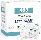 400 Count Pre-Moistened Lens Wipes for Eyeglasses by Wowflash