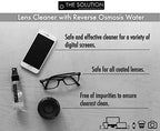 The Solution Lens Cleaner Spray | 6-2oz Alcohol Free Eyeglass Lens Cleaning Spray & 3 Microfiber Cleaning Cloth for Glasses, Lens, Screens - Image 2