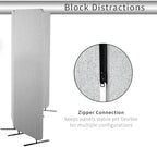 VIVO Gray Freestanding 72 x 56 in Privacy Panel, PP-3-S072G - Image 4