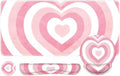 iLeadon Pink Desk Mat Set, 4in1 Mouse Pad Set with Wrist Rest by iLeadon