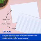 BAZIC Products White Ruled Index Cards, 4 x 6 in, 100 Ct, 24-Case - Image 4