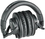 Audio-Technica ATH-M40x Professional Monitor Headphones Bundled with Over The Ear Headphones Stand + Cleaning Cloth (3 Items) - Image 4