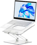 Urmust Laptop Stand, Ergonomic Adjustable Riser for Desk, Compatible with Laptops up to 16 Inches, Including MacBook Pro/Air, Portable, Heat Dissipation, Gift for Women Men by Urmust