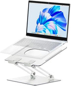 Urmust Laptop Stand, Ergonomic Adjustable Riser for Desk, Compatible with Laptops up to 16 Inches, Including MacBook Pro/Air, Portable, Heat Dissipation, Gift for Women Men by Urmust