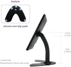 Desktop Anti-Theft Kiosk Stand Security POS Stand with Locking Enclosure for 13'' iPad Air (M2) 2024,Excluding 13'' iPad Pro (M4) 2024,360° Swivel(Black) - Image 6