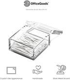 OfficeGoods Acrylic Desk Organizer with Silver Base, Large - Image 5