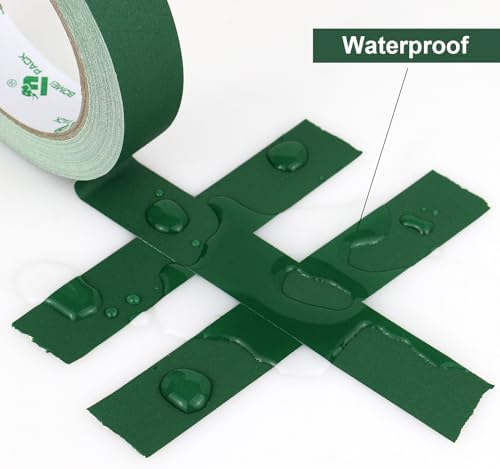 BOMEI PACK Dark Green Gaffer Tape, Matte Non-Reflective, 1inch x 20yds No Residue Hand Tear Self-Adhesive Tape for Labeling, Cable, Stage, Photo Studio, Painters and Duct Repair, 3 Pack - Image 4
