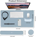MOSISO Keyboard Mouse Pad Set, Large Gaming Mouse Pad&Keyboard Wrist Rest - Image 2