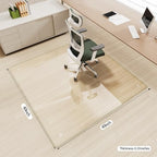 [Tempered Glass] 40" x 40" Glass Office Chair Mat for Carpet - Image 3