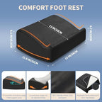 Foot Rest Under Desk with Rocking Base | Black Velvet - Image 3