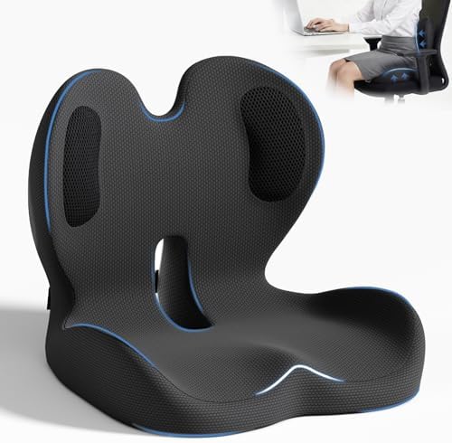 Seat Cushion,Memory Foam Chair Cushion for Office and Car by ECONVCE