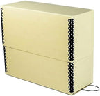Lineco Archival Document Storage Box, Tan, 12.5" x 10.5" x 5" - Image 2