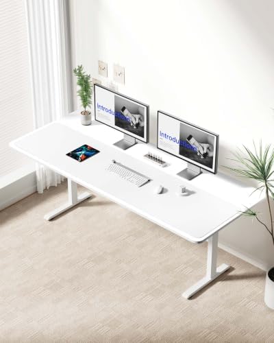 YSAGi Leather Desk Protector, Office Mat, Large Mouse Mat, Non-Slip PU Leather Blotter, Laptop Desk Mat, Waterproof Writing Pad for Office and Home(White, 63" x 17.2") - Image 3