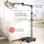 Levo G2 Commercial Rolling Tablet Stand, 60W USB-C Charging Medical Cart - Image 4