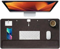 Magnetic Desk Mat System with Wrist Support 80×40cm, Premium Leather Desk Pad with Magnetic Accessories, Waterproof Non-Slip Desk Organizer for Office & Gaming by Promattoo