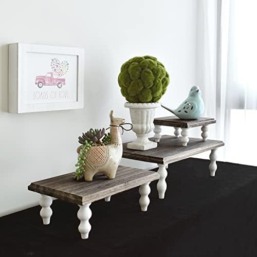 Ikee Design 3 Pcs Set Wooden Display Riser - Image 6