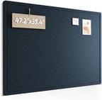 Fluxynara 47.2" x 35.4" Large Bulletin Board, Carbon Blue by FLUXYNARA