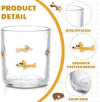 SiliFine 2 PCS Dachshund Icon Juice Glasses - Image 5