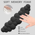 Cloud Mouse Pad Keyboard Wrist Rest 4PCS Extended Large Galaxy Desk Mat Pad Set Memory Foam Non-Slip Cute Ergonomic Gaming Mouse Pad Wrist Support for Computer Laptop Home Office Black - Image 6
