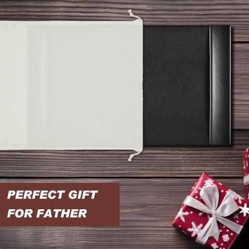 Leather Desk Pad Protector with Side Rails, Executive Office Desk Mat for Home Workspace, Writing Surface, Mouse & Keyboard Pad, Elegant Gift for Men Dad Husband(Black,30 x 18 Inch) - Image 6