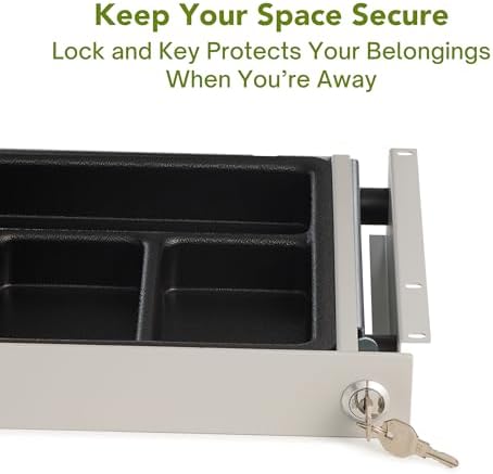 Perfect POSTURE Under Desk Drawer Desk Storage Pen Organizer - 9.25" x 17" - Image 5
