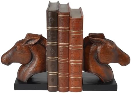 Guichifun Horse Head Decorative Bookends Holder Vintage Decor by Guichifun