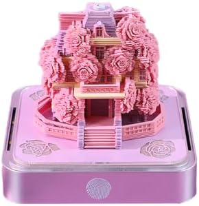 3d Calendar 2027,Hand Tear DIY Art 3d Calendar,Perfect Combination Of Artistic And Practical Design With Lights,Suitable For Note Taking,Decorative Ornaments,Holiday Gifts (Rose Manor) by Unknown