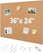 Mr. Pen- Cork Board, 24”x36”, Bulletin Board, Cork Bulletin Board by MrPen