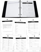 Homeowner's Book of Records Binder, Organize Household Receipts and Home Repair Record Keeping (Navy - 2 Pack) - Image 3