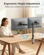 MOUNT PRO Dual Monitor Mount Fits 13-32" Screens, Up to 17.6lbs Per Arm - Image 6