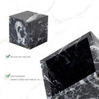 Real Luxurious Natural Marble Toothbrush Holder & Makeup Brush Organizer - Image 5