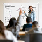 XBoard Magnetic Whiteboard 48 x 48 Inch, Foldable Dry Erase White Board with Aluminium Frame & Marker Tray 4' x 4', Wall Mounted Folding Message Presentation Board - Image 5