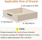 12 Pack 4" High Drawer Dividers for Clothes, 10.2"-16.5" Expandable - Image 2