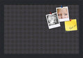 PinPix 18x12 inch Cork Bulletin Board. This Decorative Framed Pin Board Comes with Diamond Pattern in Shades of Grey Design and Satin Black. Ideal for Home, Office Decor or School (PinPix-373) by PinPixBulletinBoards