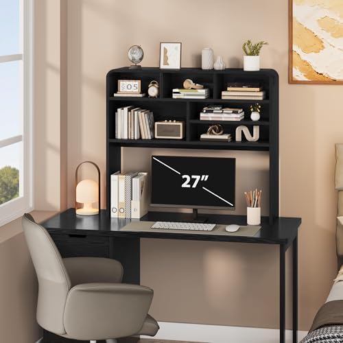 5-Tier Desk Shelf, 37.4''W Desktop Bookshelf for Computer Monitor - Image 6