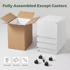 Guizeeopo 3 Drawer Mobile File Cabinets for Home Office - Image 4